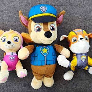 Paw Patrol Plush Rubble, Skye and Chase